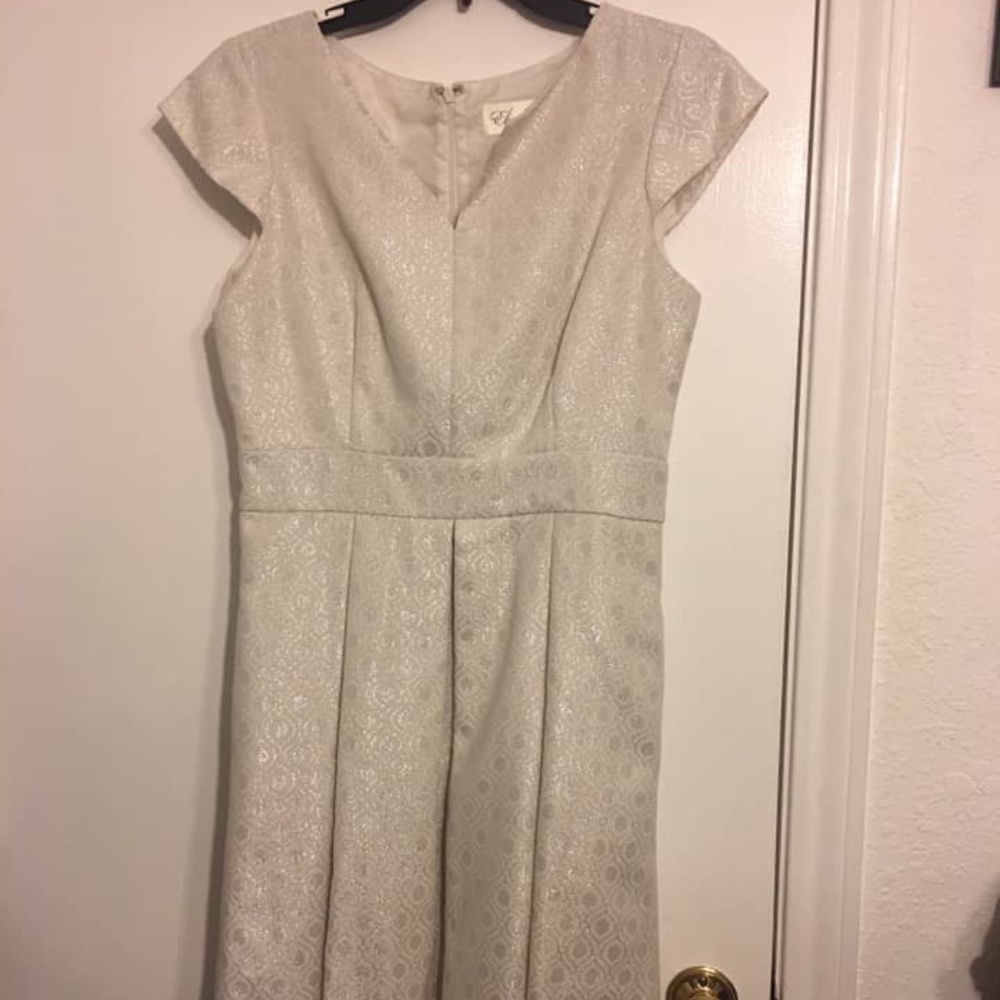 Eliza J White Cocktail Dress